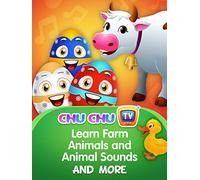 Learn Farm Animals and Animal Sounds and More - ChuChu TV