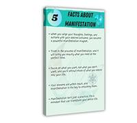 Learn How to Manifest Your Dreams Canvas Poster Bedroom Decor Sports Landscape Office Room Decor Gift 12x18inch(30x45cm) Frame-style-13