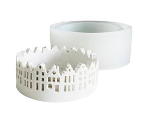 Learn Improve the decoration of your home with this hollow silicone round mould, which gives a warm and romantic feeling. Its charming house due design gives a beautiful and