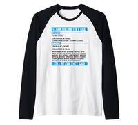 Learn Italian They Said Imparare Verb Conjugation Funny Raglan Baseball Tee