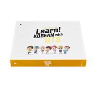 LEARN KOREAN WITH BTS Spanish Edition - Official BTS Merchandise, Kpop Merch, Gift Idea for BTS fans, Basic Level Korean Learning Kit/All Ages (Kids to Adults), Includes MotiPen