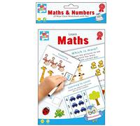 Learn Maths - 20 Wipe-Clean Maths & Numbers Worksheets with Pen