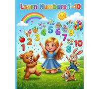 Learn number 1-10: A Fun Counting, Tracing & Coloring Workbook for Preschoolers Ages 3-5 (Learn with misk)
