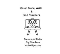 Learn Numbers 1-10: Color, Trace, Write, Find and Count: Fun Number Practice Workbook for Kids Ages 3-5| Preschool and Kindergarten Activity Book