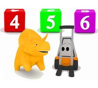 Learn numbers : Build a tower with cubes