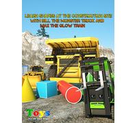 Learn Shapes at the Construction Site with Bill the Monster Truck and Max the Glow Train