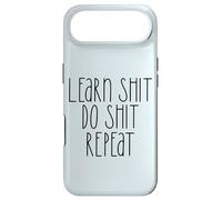 LEARN SHIT DO SHIT REPEAT Funny Adventure Meme Case for iPhone Air