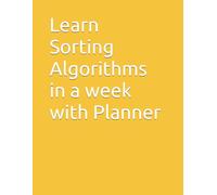 Learn Sorting Algorithms in a week with Planner