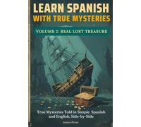 Learn Spanish with True Mysteries, Vol. 2: Real Lost Treasure - 12 True Stories in Simple Spanish and English, Side by Side - Bilingual Parallel Text ... (A1-B2). Learn Spanish with Real Stories!