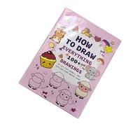 Learn To Draw - Cute Funny Interactive Art, Step By Sťep Drawing Guide | Beginner-Friendly Creative Activity For Kids, Portable Dřawing Workbook Fòr Indoor Outdoor School Dorm