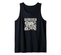 Learn to Drink Beer and Read Comic Books Retro Advertisement Tank Top