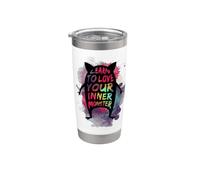Learn to Love Your Inner Monster Stainless Steel Insulated Tumbler