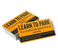 Learn To Park - Bad Parking Business Cards (Pack of 100)
