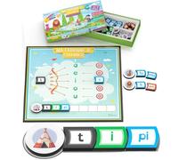 Learn to Read French with Your Arc 3-8 Years, Magnetic Educational Game, Syllables and First Words, Girl Boy Toy, Children's Gift