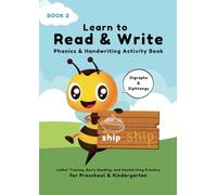 Learn to Read & Write: A Fun Phonics Activity Book for Kids - BOOK 2 - Digraphs and Diphtongs: A fun and structured way to help young learners build ... and Handwriting for Preschool & Kindergarten