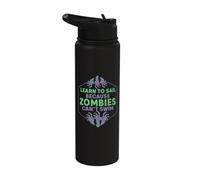 Learn to sail - Sailor Sail Boating Sailboat Sailing Stainless Steel Insulated Water Bottle