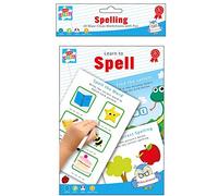 Learn to Spell - 20 Wipe-Clean Spelling Worksheets with Pen