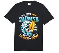 Learn to Surf Surfing Surf Lovers Comfort Colors Adult Heavyweight T-Shirt