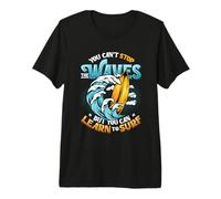 Learn to Surf Surfing Surf Lovers Premium T-Shirt