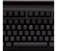 Learn to Type Keyboard; Blank Key Caps; Practice Typing with Show or Hide Key Visibility; Teach Students to Touch Type; Keymaster Mechanical Shine Through Keyboard; Better Than Skins or Covers