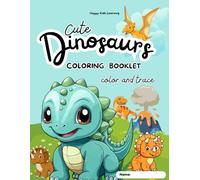 Learn with Dinosaurs: Activity Book for Kids Ages 3-6: - Color, Trace and Write for Fun Learning (English Learning for Kids - Fun Activity Books |Learning is a game for kids!)