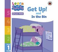 Learn with Peppa Phonics Level 1 Book 4 – Get Up! and In the Bin – Phonics Reader – Ladybird