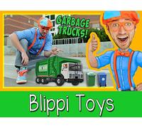 Learn with Toys and Blippi - Garbage Truck and Construction Vehicles