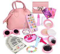 Learn2M Play Purse for Girls- My First Purse Toy with Handbag, Makeup Set, Sunglasses, Smartphone, Wallet, Car Keys, Credit Cards and More,Girls Ages 3-6