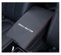LEARNE for Mitsubishi Eclipse Cross 2018 Armrest Box Protection PU Leather Cover Interior Decoration Accessories Car-Styling,D Black Red