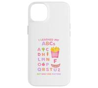 Learned My ABCs Floral Pastel Colors Girls Kids Cute Memes Case for iPhone 14 Plus