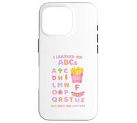Learned My ABCs Floral Pastel Colors Girls Kids Cute Memes Case for iPhone 16 Pro