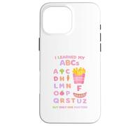 Learned My ABCs Floral Pastel Colors Girls Kids Cute Memes Case for iPhone 16 Pro Max