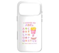 Learned My ABCs Floral Pastel Colors Girls Kids Cute Memes Case for iPhone 17 Pro Max