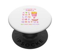Learned My ABCs Floral Pastel Colors Girls Kids Cute Memes PopSockets Adhesive PopGrip
