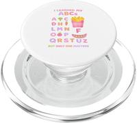 Learned My ABCs Floral Pastel Colors Girls Kids Cute Memes PopSockets PopGrip for MagSafe