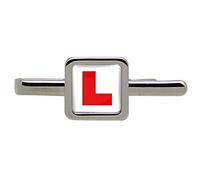 Learner Driver L Plate Square Tie Clip