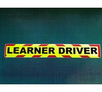 Learner Driver Magnet Magnetic Learner Truck Trailer Driver Under Tuition Driving Instructor Please Keep Back L Plates VOSA DVLA Driving Lessons Test 620x90mm