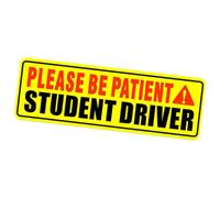 Learner Driving Sign for - Reflective Safety Magnet, Warning, Reusable, Removable, Bright Sign with Material | Practical Rookie Driver Car Sticker for the Verke