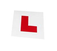 Learner L Plate New Driver Car Stickers Fit for Bumper Decoration Door Side Self Adhesive Removable Decals Student Signs Motorbike Graphics New Driver Sign Adhesive Exterior Car Accessory L Car