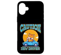 learnerdriver newdriver learntodrive roadsigns driving cars Case for iPhone 16 Plus