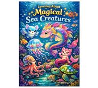 Learning About Magical Sea Creatures: A multimedia coloring book with a story and read-aloud feature in 5 languages (DE, EN, ES, FR and IT) (The Fantasy Animals Series)