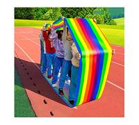 Learning Activity Run Mat,Game Play Running Mat, 1PCS Field Day Teamwork Game Running Mat, Adult Parent-child Games Fun Games Rolling Run Mat,with storage bag(Adult-11M)