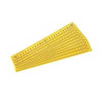 LEARNING ADVANTAGE Student Elapsed Time Rulers | Set of 10 | Dry-Erase Rulers to Learn Measurement and Time | Math Manipulative for Kids