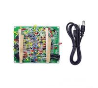 Learning and Practice Electronic Kit Using NE555 and CD4017 Chips, Features Flowing Red and Yellow LEDs, Grade PCB, and Clear Assembly Instructions