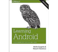 Learning Android 2ed: Develop Mobile Apps Using Java and Eclipse