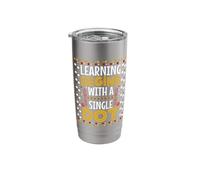 Learning Begins with A Single Dot Quote Stainless Steel Insulated Tumbler