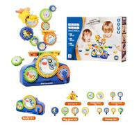 Learning Building Blocks - 2026 New Serifik Building Blocks For Kids,Educational Set Gears Toy To Construction