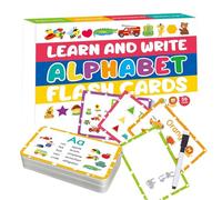 Learning Card Letters | Colorful Letter Recognition Cards for Children | Interactive Alphabet Learning Cards for Nursery and Kindergarten