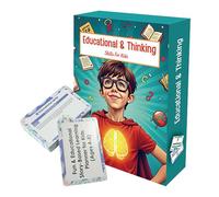 Learning Cards - Storytelling Critical Thinking Toys - Compact Activities Interactive Game for Kids Ages 3-8 Preschool School Home Classroom Travel Group Play