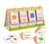 Learning Cards, Word Building Game, Colorful Design Vocabulary Boost Sensory Engagement Portable Set Visual Stimulation Reusable Materials, Learning Activities for Homeschool, Kindergarten, Classroom